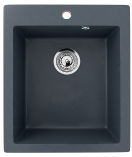 Кухонная мойка Ulgran Classic U-404-343 антрацит